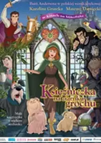 Plakat filmu Księżniczka na ziarnku grochu