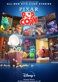 Plakat serialu Pixar Popcorn